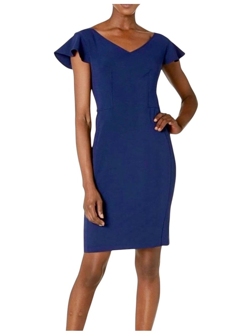 Lark & Ro | Flutter Sleeve Sheath Dress NWT